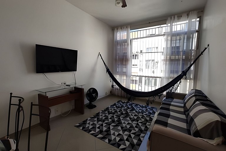 2 Quartos em Copacabana a 240m da Praia, Posto 2