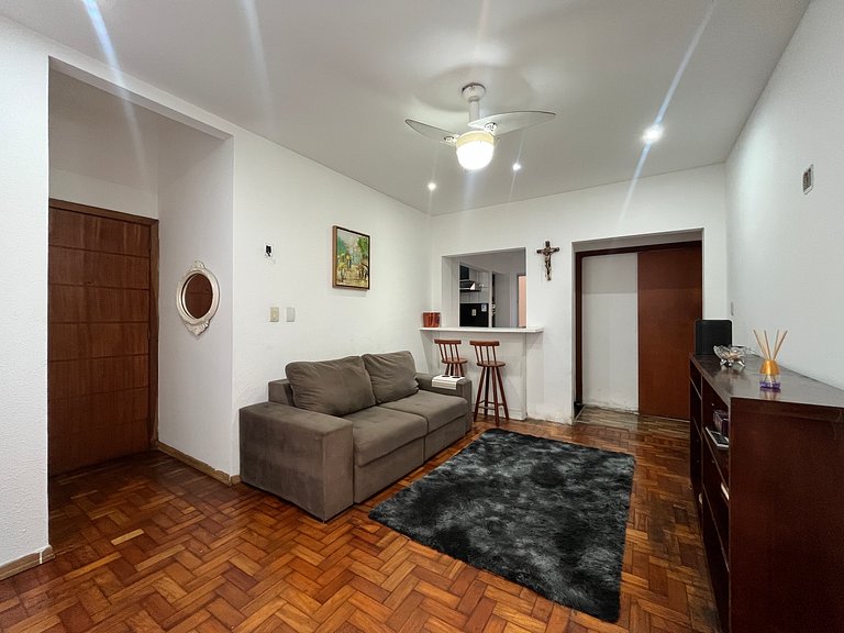 3 Qtos em Copacabana, 450 metros da praia, posto 5