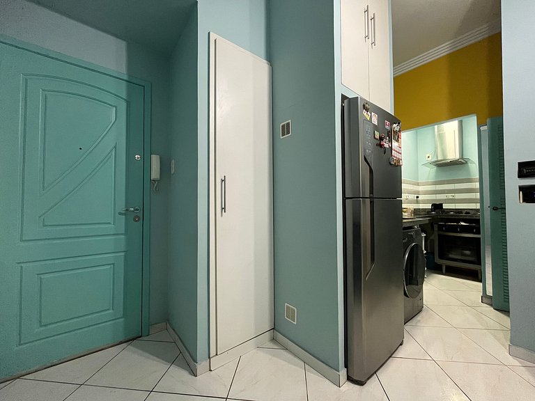 Studio na praia de Copacabana, perto do mar