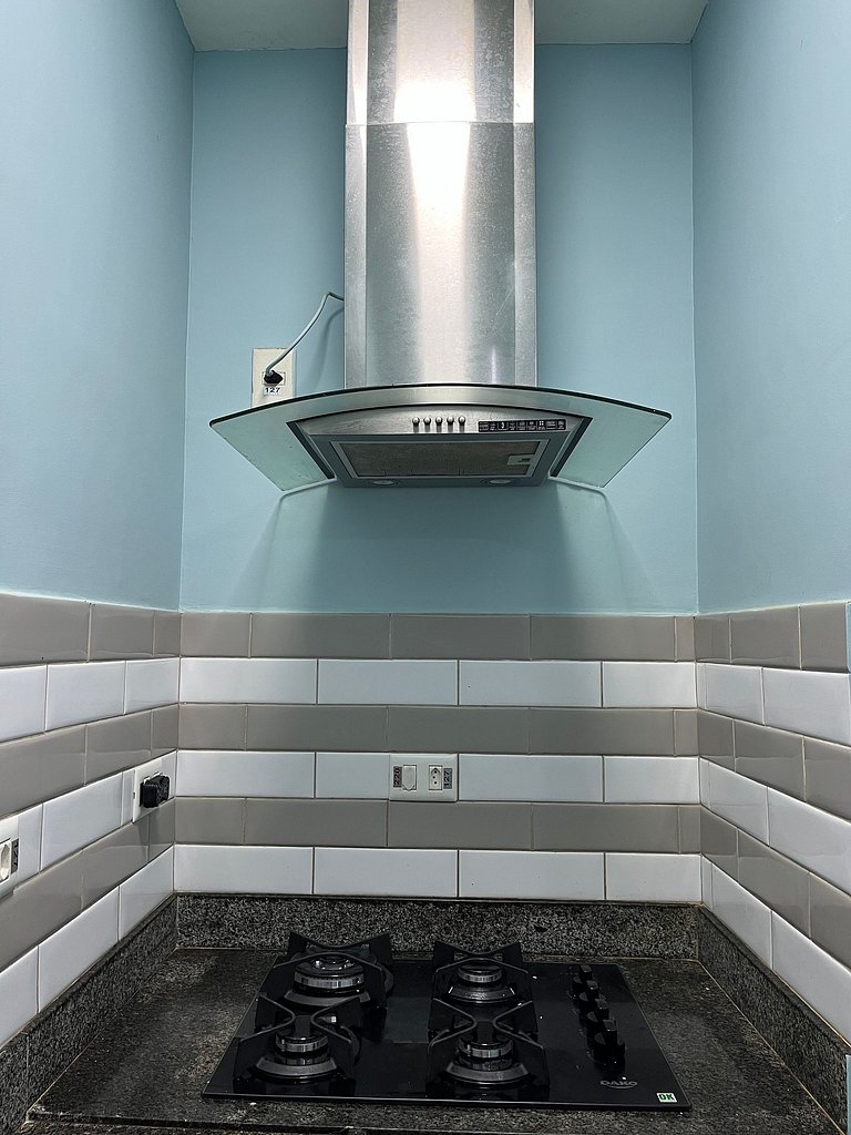 Studio na praia de Copacabana, perto do mar