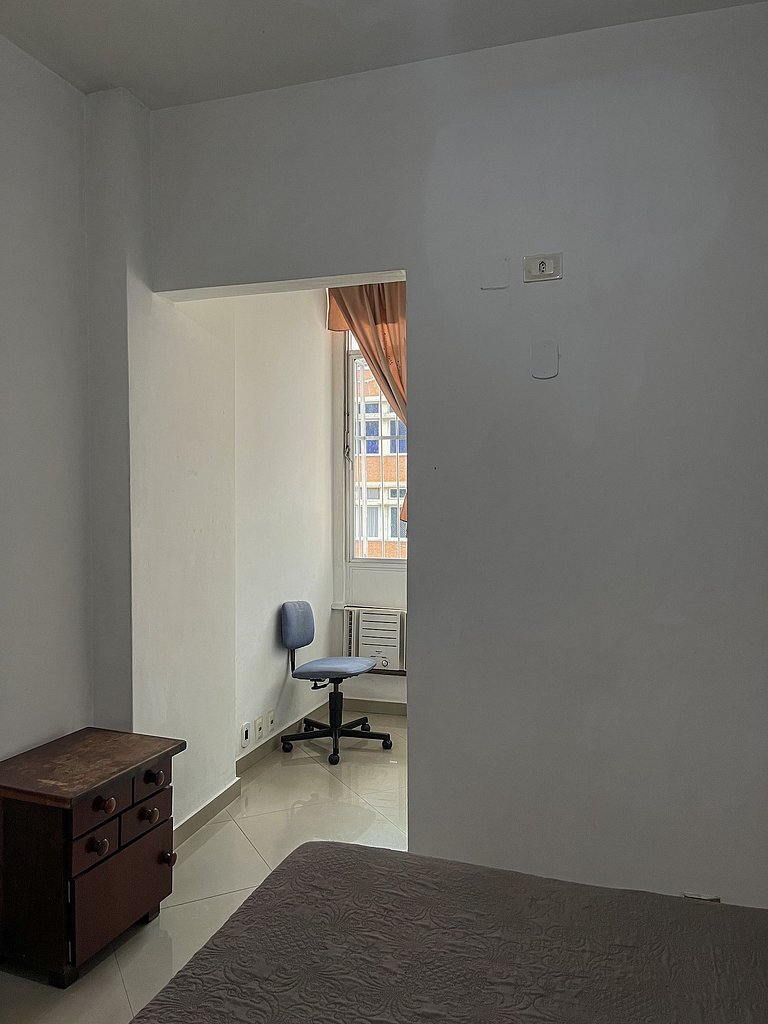 2 Quartos em Copacabana a 240m da Praia, Posto 2