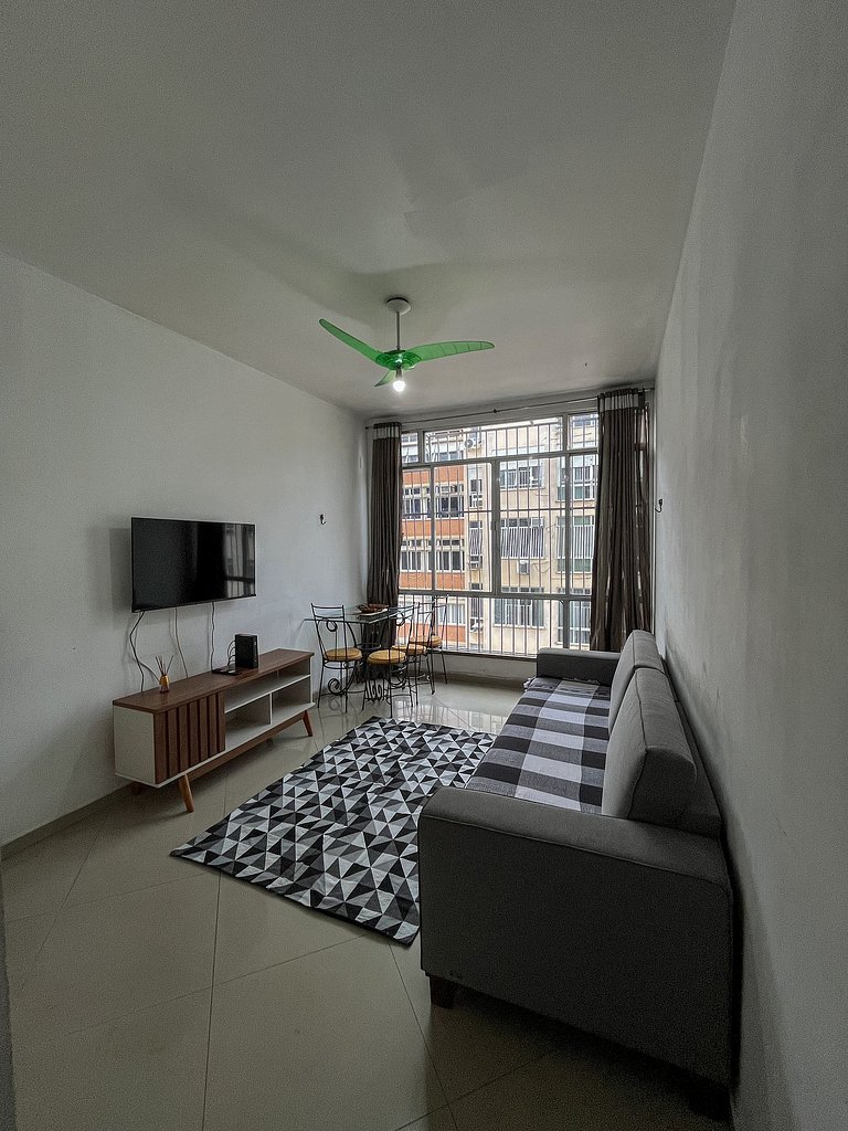 2 Quartos em Copacabana a 240m da Praia, Posto 2