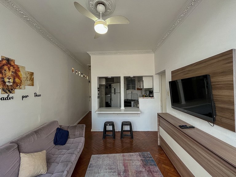 Apto Completo | 2 Quartos | Praia de Copacabana